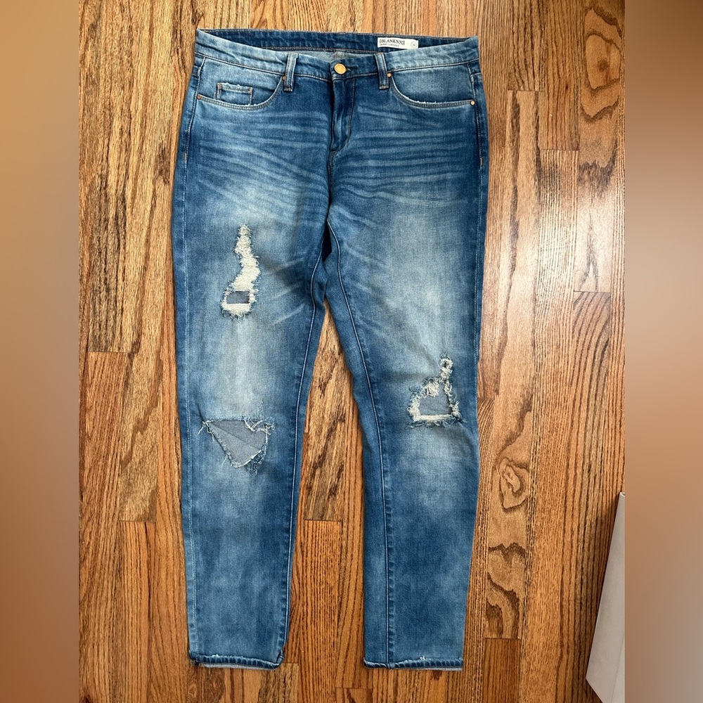 BlankNYC Distressed Blue Jeans